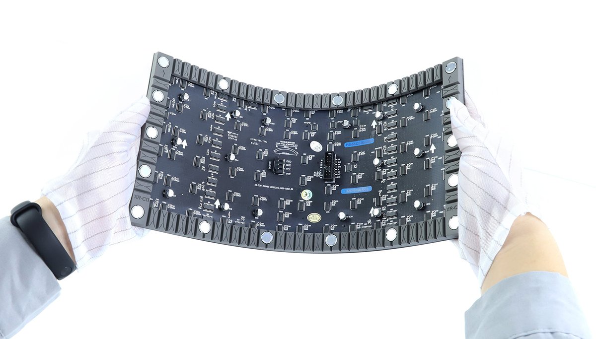 Indoor GOB 320x160mm P1.53 SMD1212 Soft Flexible LED Module