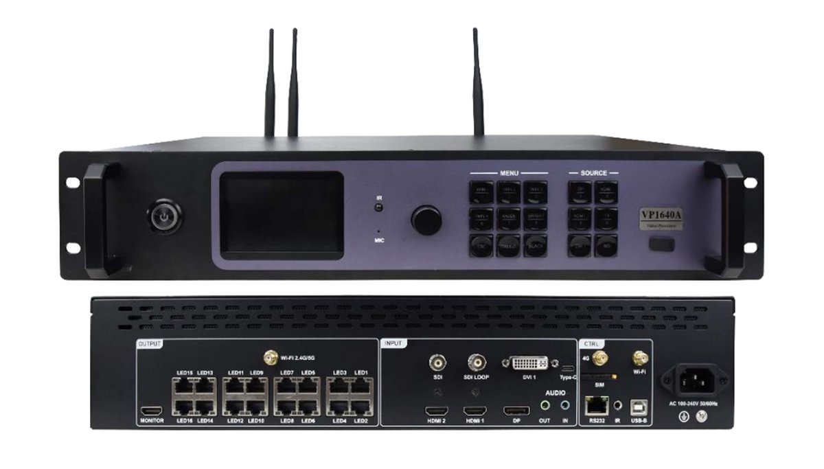 Huidu HD-VP1640A 2-in-1 LED Display Video Processor