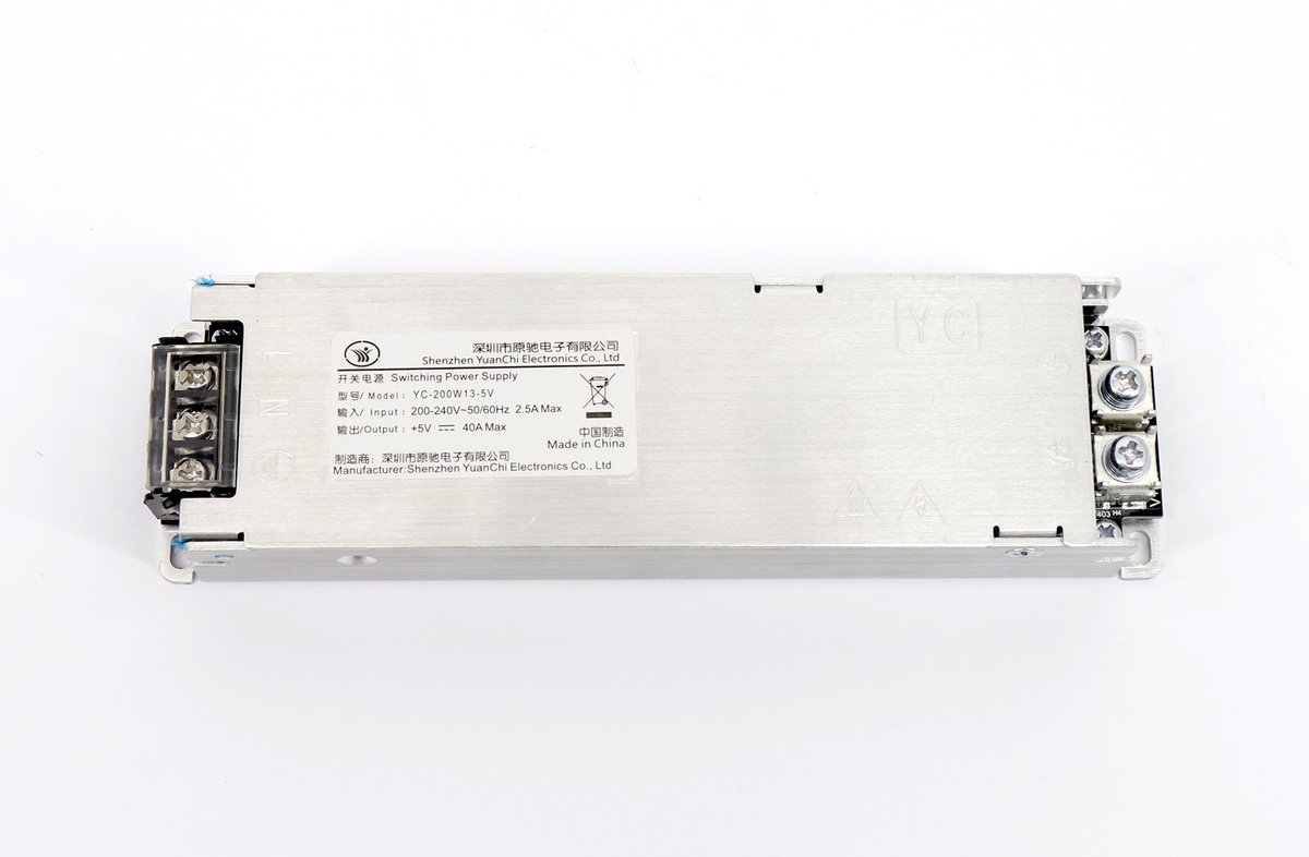 YuanChi YC-200W13-5V LED Display Power Supply 5V40A 200W