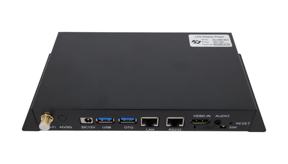 Huidu 3399F-BOX(4+32) Full Color High Performance LCD Controller