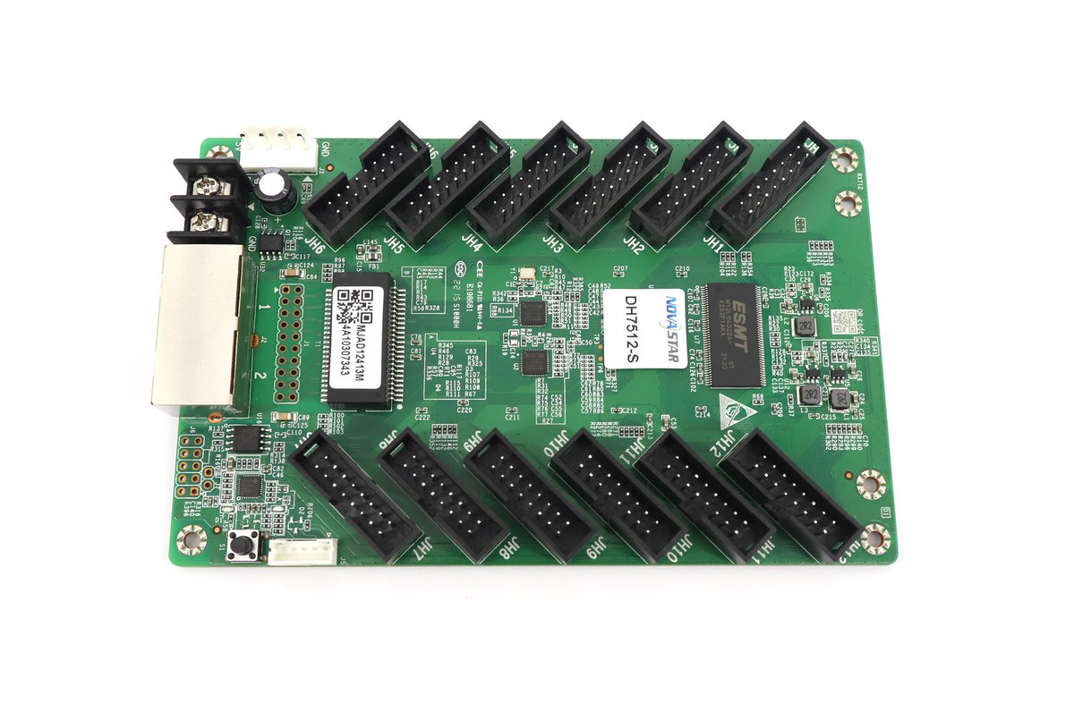 NovaStar DH7512-S LED Receiver Card with 12 HUB75E Ports