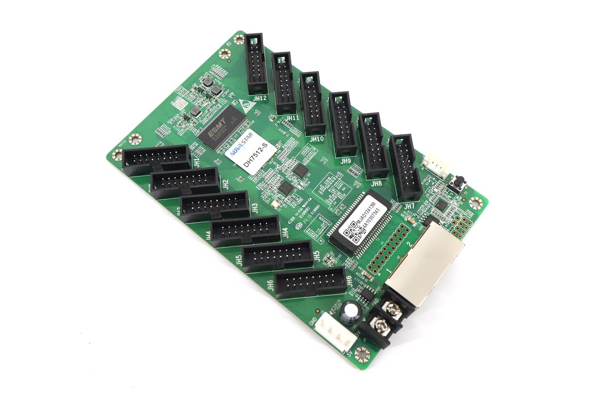 NovaStar DH7512-S LED Receiver Card with 12 HUB75E Ports - Image 2