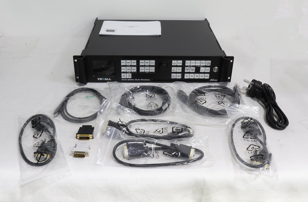 VDWall A6000 / A6101 / A6111 / A6121 / A6211 / A6221 / A6122 / A6212 / A6222 4K HD Multi-window Video Processor - Image 2