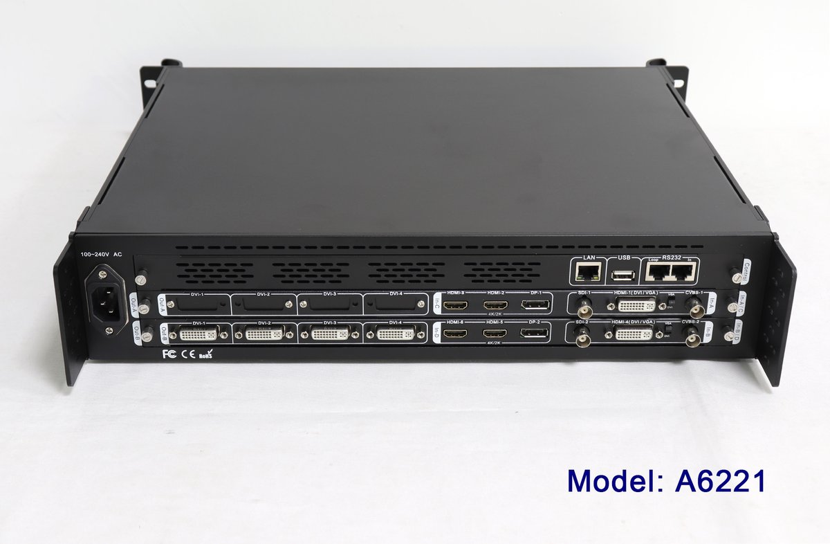 VDWall A6000 / A6101 / A6111 / A6121 / A6211 / A6221 / A6122 / A6212 / A6222 4K HD Multi-window Video Processor - Image 5