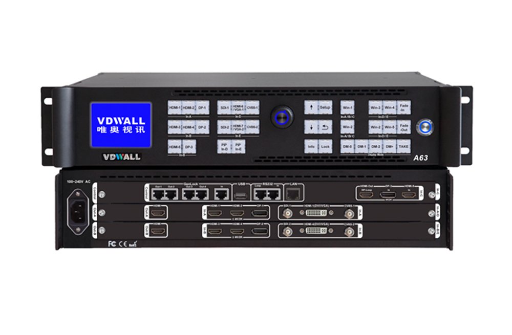 VDWALL A63 4K Multi-Win Mosaic LED Video Wall Processor