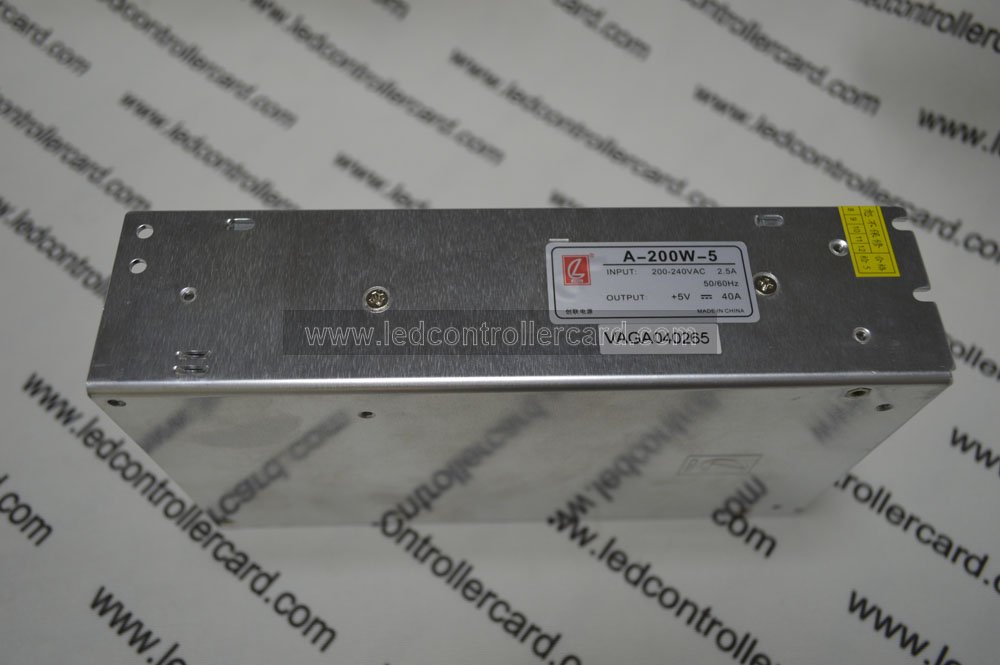 5V40A 200W (A-200W-5) LED Power Supply CE Aprroved
