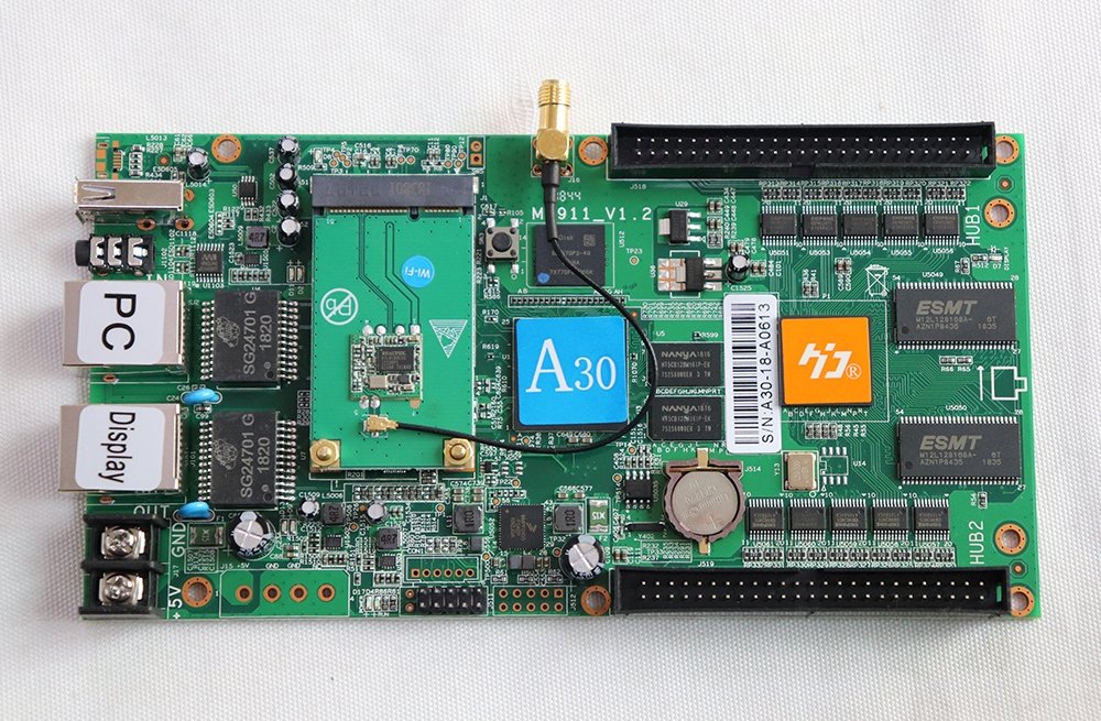 Huidu A30 Large LED Display Sign Asynchronous Controller Card 3G/4G/Wifi/USB - Image 3
