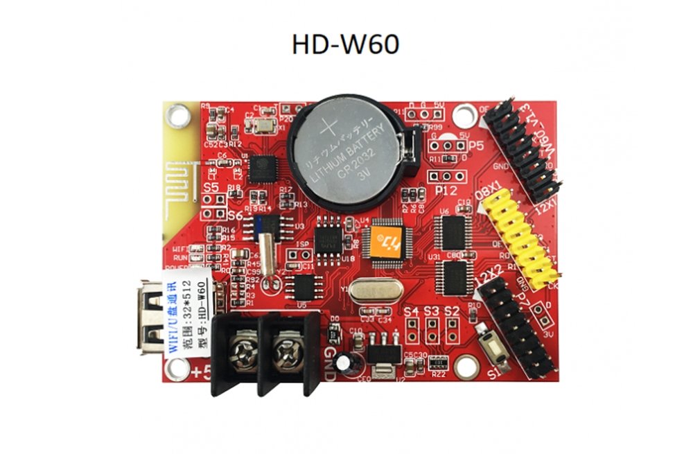 HUIDU HD-W60 Series Wi-Fi Single Color LED Controller Card - Image 3