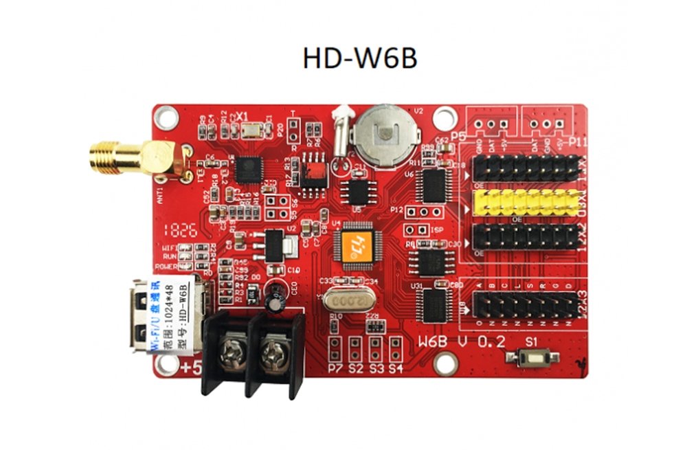 HUIDU HD-W60 Series Wi-Fi Single Color LED Controller Card - Image 2