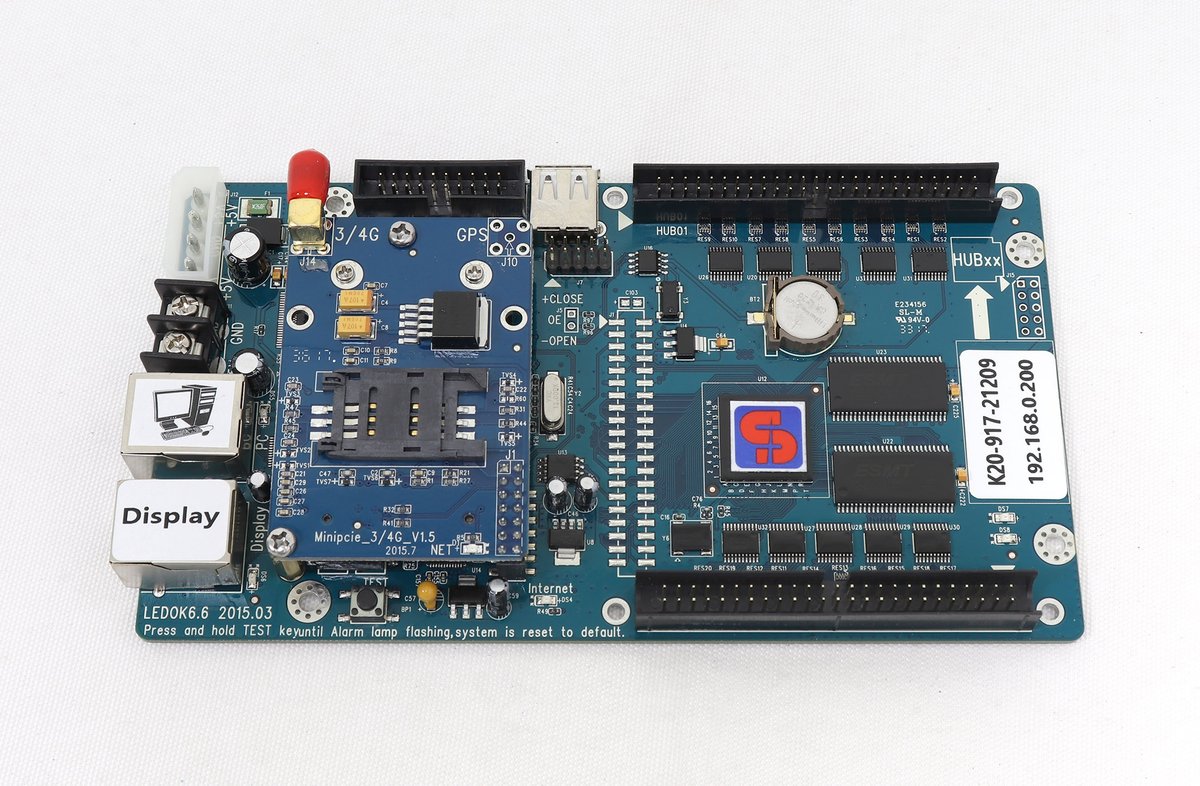 XIXUN K20 Asynchronous Cascading LED Sender Card - Image 2