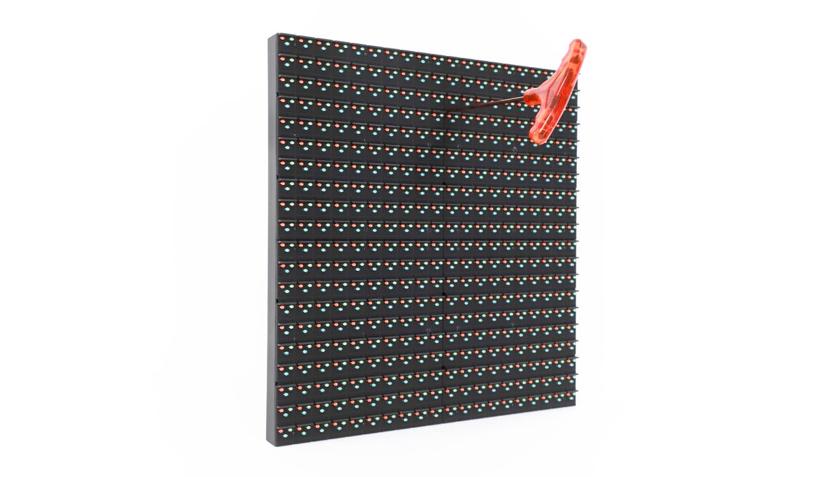 P16 Front Access LED Module Outdoor 1R1G1B DIP 320x320mm - Image 4