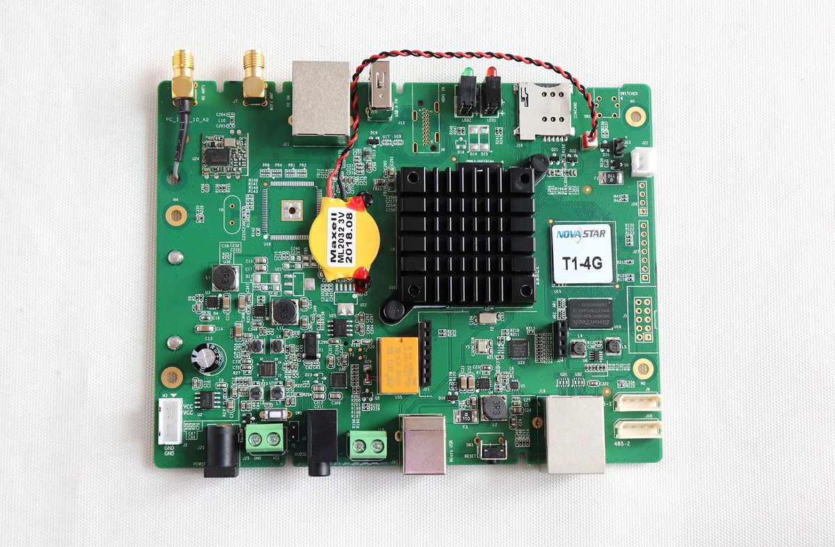 Novastar Taurus Series T1-4G LED Screen Multimedia Player Controller Card - Image 4