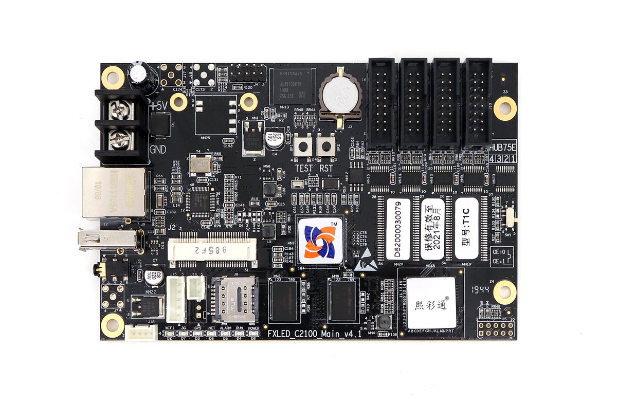 SheenColor T1C Full Color Sign LED Control Card Fxled C2100 - Image 2