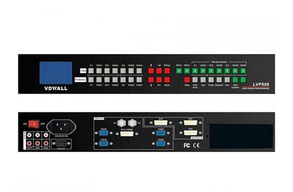 VDwall LVP606A HD LED Video Processor with 4 VGA Inputs