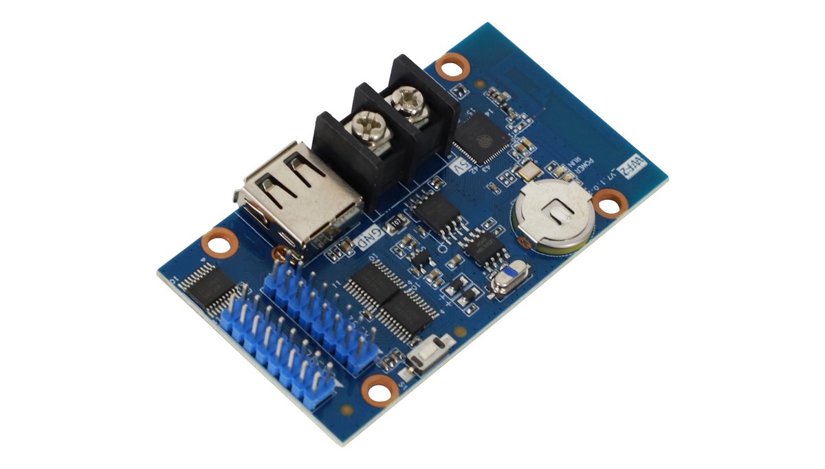 Huidu HD-WF2 Single and double color Wi-Fi control card - Image 3